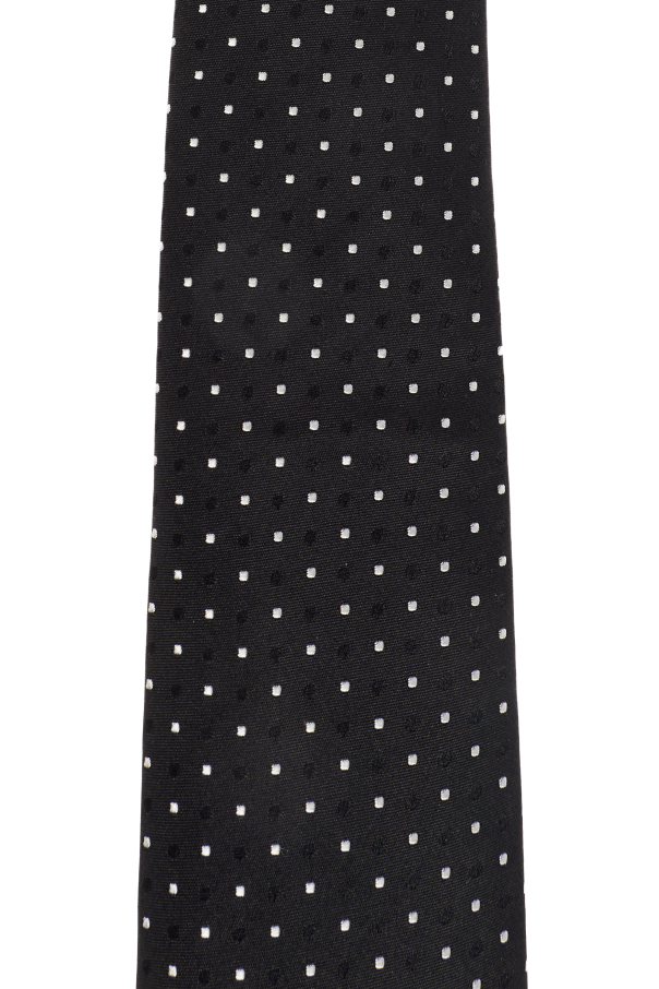 Dolce & Gabbana Corbata de seda con estampado de lunares