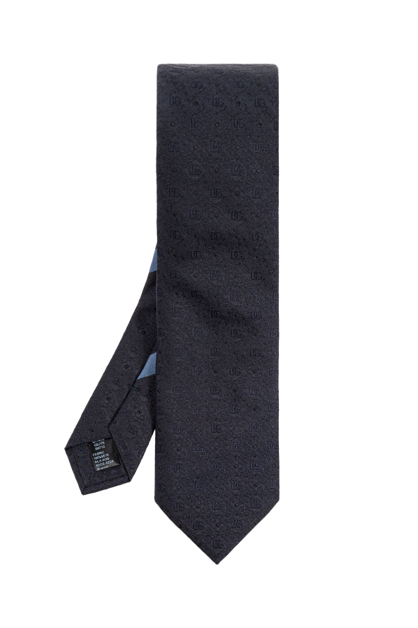 Silk tie with monogram, zdjęcie 1 Silk tie with monogram od Dolce & Gabbana
