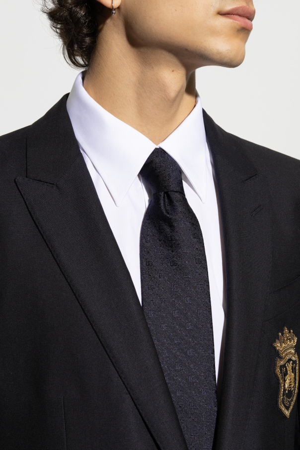 Dolce & Gabbana Silk tie with monogram