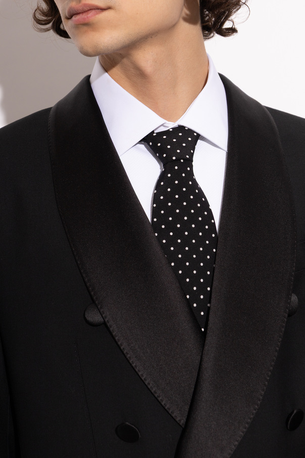 Dolce & Gabbana Silk Polka Dot Tie