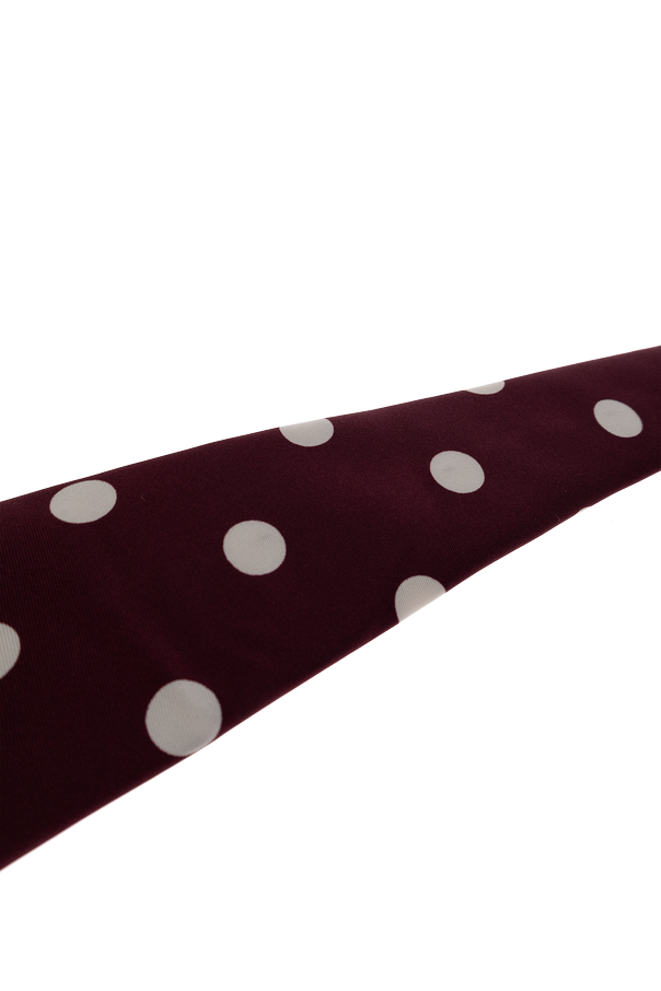 Dolce & Gabbana Gravata de seda às bolinhas