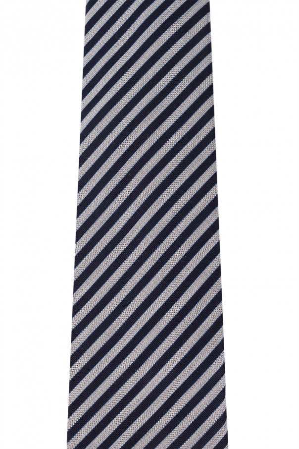 Paul Smith Krawat ze wzorem w pasy
