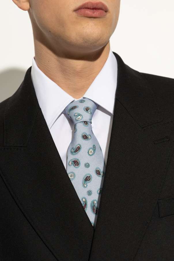 Paul Smith Silk tie with print