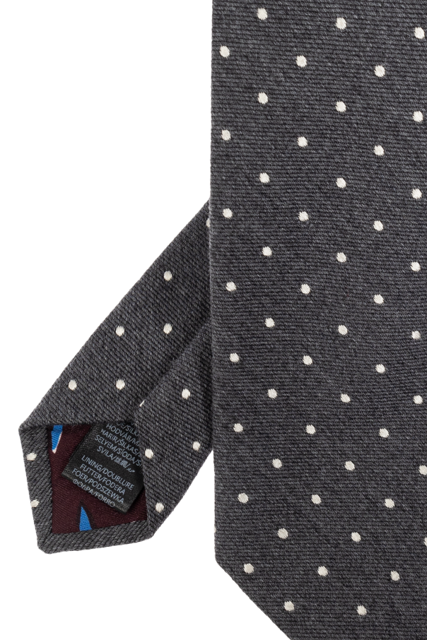Paul Smith Polka dot patterned tie