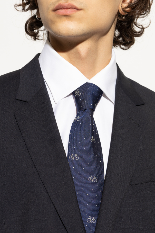 Paul Smith Jedwabny krawat