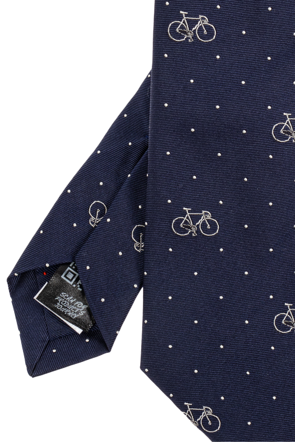 Paul Smith Jedwabny krawat