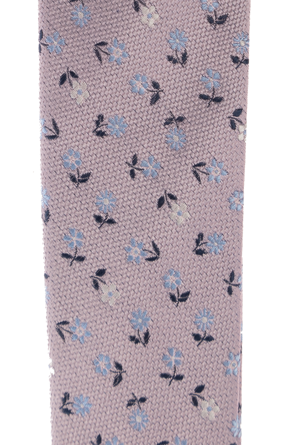 Paul Smith Silk tie with floral motif