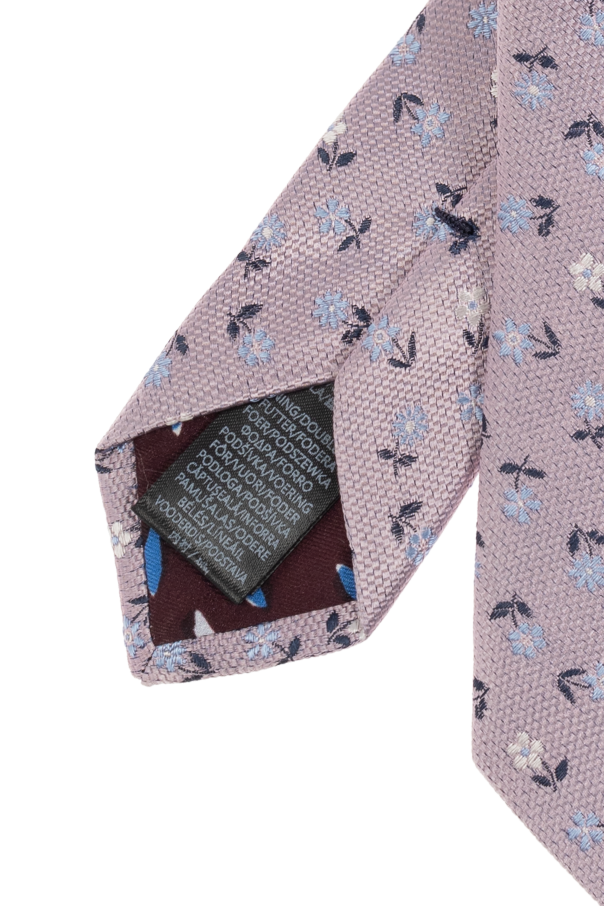 Paul Smith Silk tie with floral motif