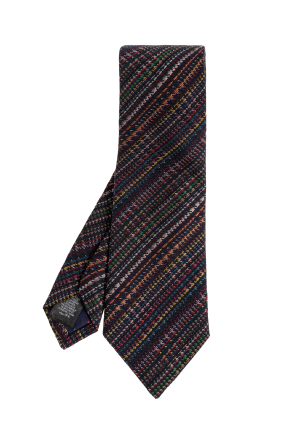 Striped pattern tie