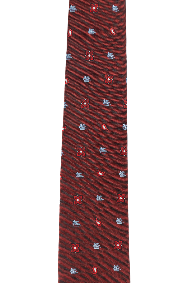 Etro Wzorzysty krawat