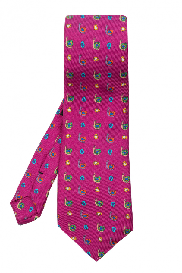 Etro Silk tie with logo