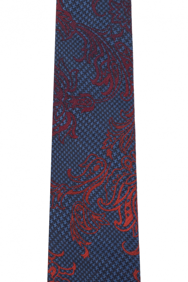 Etro Floral-motif silk tie