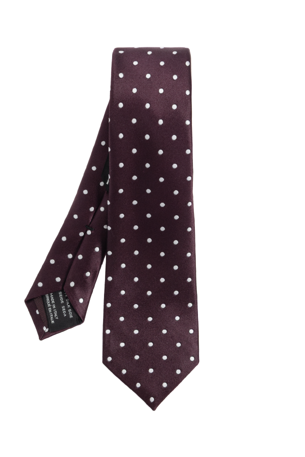 Silk tie with polka dot pattern od Tom Ford