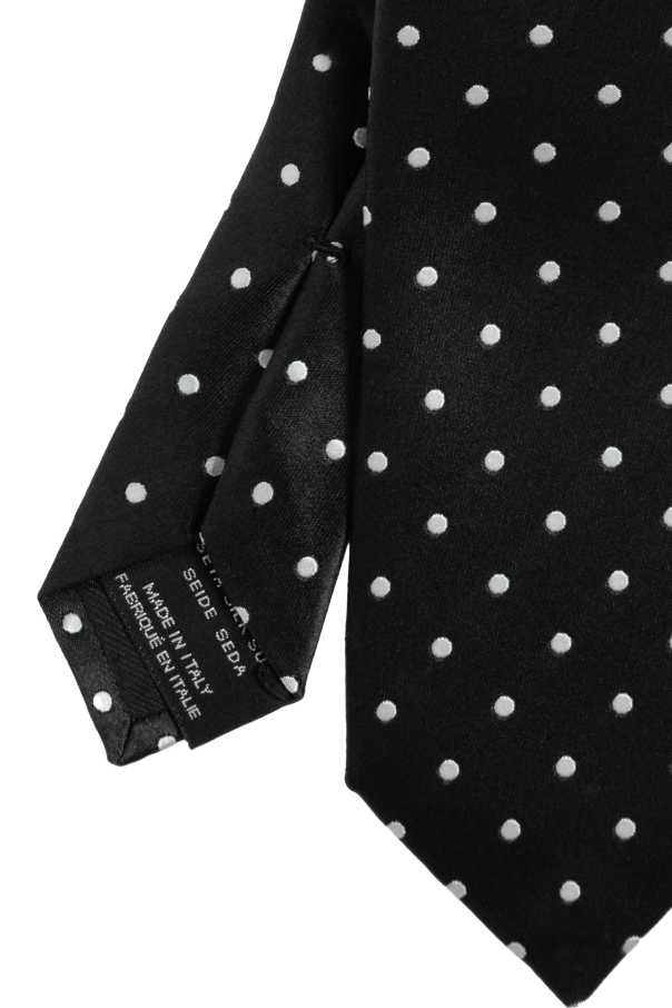 Tom Ford Silk tie with polka dot pattern