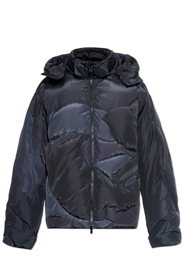 A BATHING APE® Puchowa kurtka z odpinanym kapturem