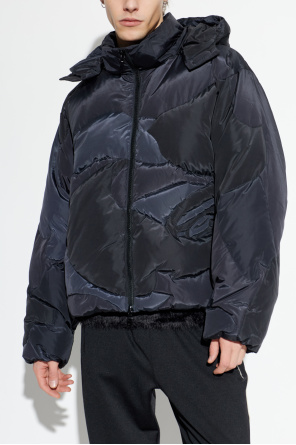 A BATHING APE® Puchowa kurtka z odpinanym kapturem