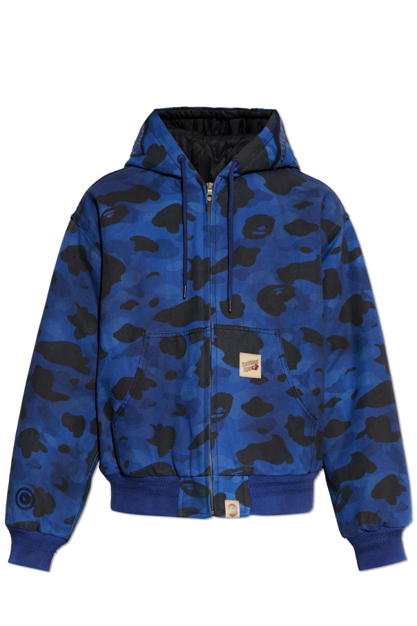 A BATHING APE® Wendbare, gefütterte Jacke