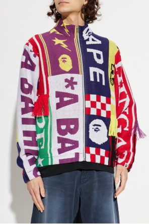 A BATHING APE® Patterned cardigan