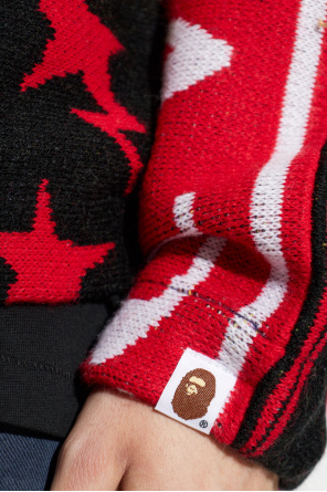 A BATHING APE® Patterned cardigan