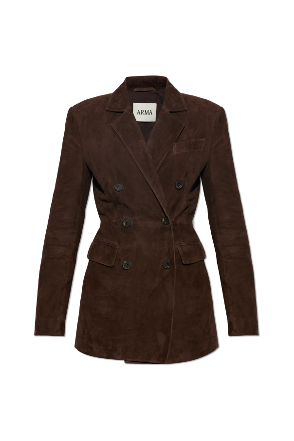 ‘Safia’ suede blazer od ARMA