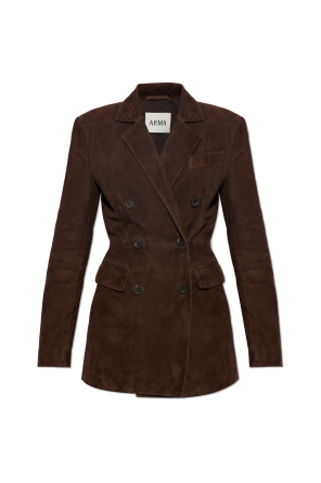 ‘Safia’ suede blazer