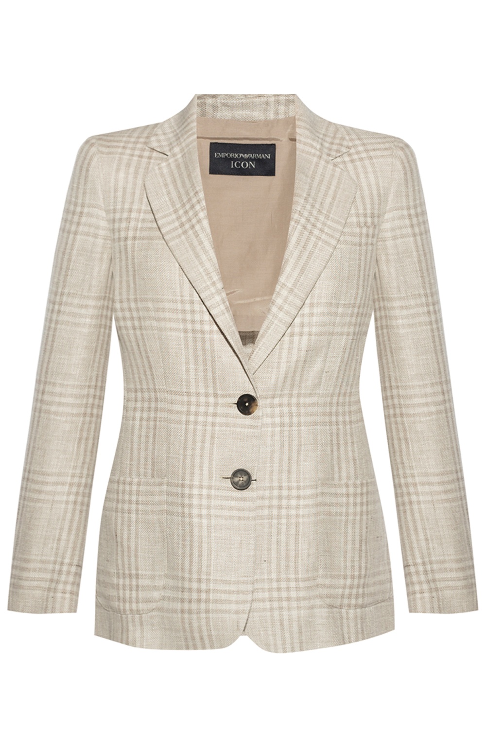 Emporio Armani Checked blazer | Women's Clothing | Vitkac