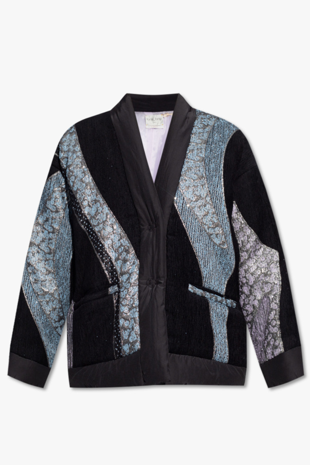 forte_forte Padded jacket in jacquard fabric