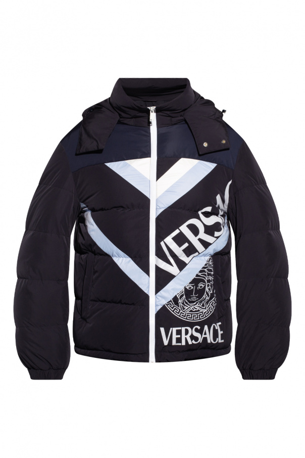 Versace Down jacket with logo