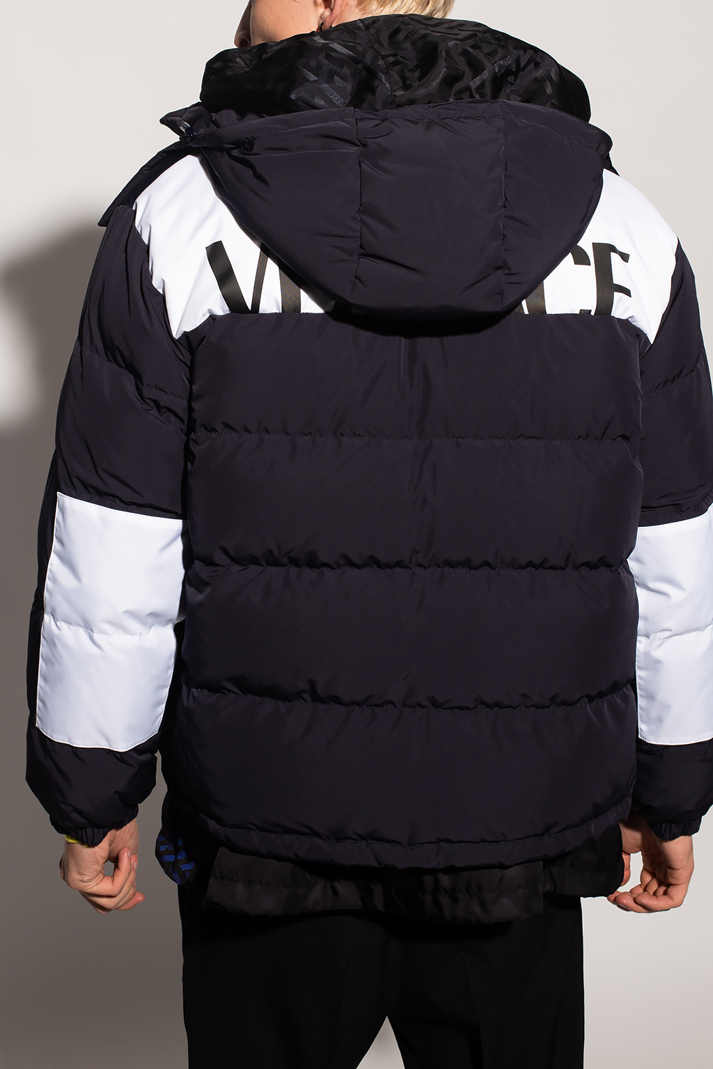 Versace Down jacket with logo