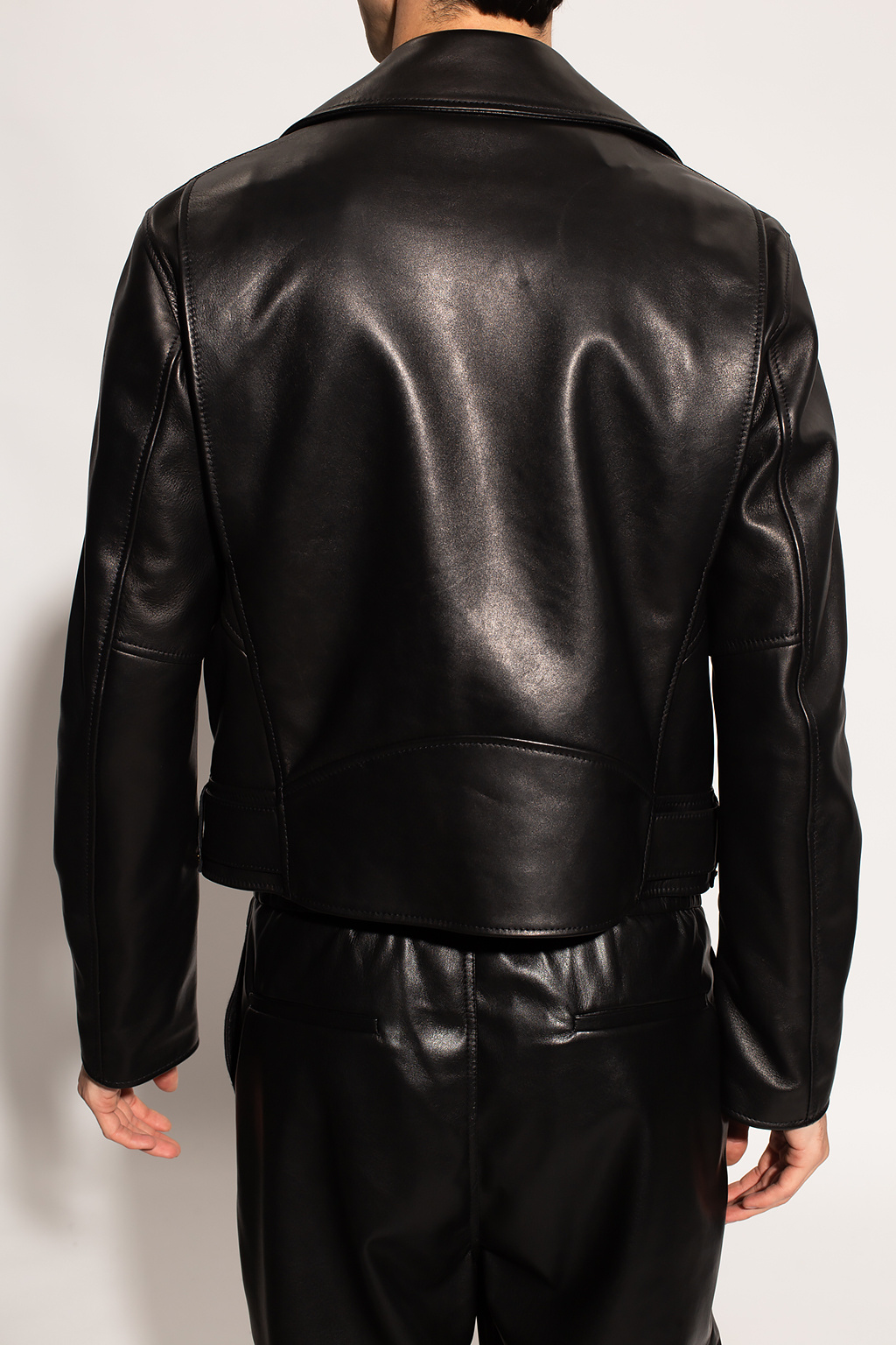 Versace Leather biker Mauvias