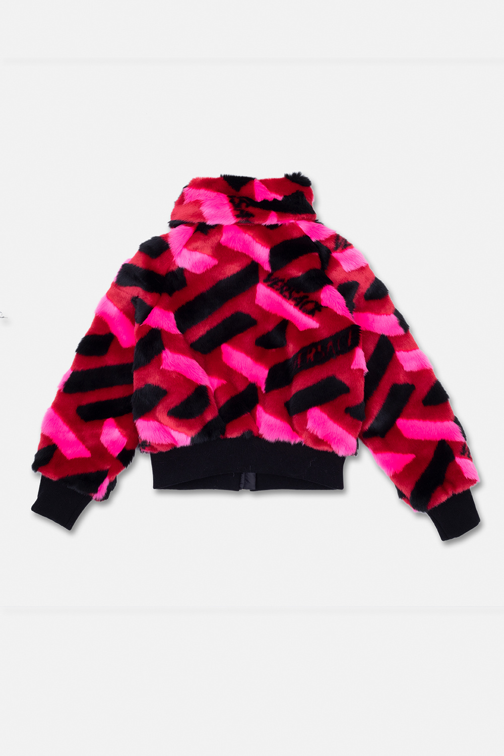 Versace Kids Faux fur jacket