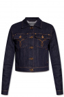 Versace NAVY BLUE Denim jacket with Medusa