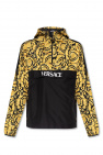 Versace V-Emblem cotton hoodie