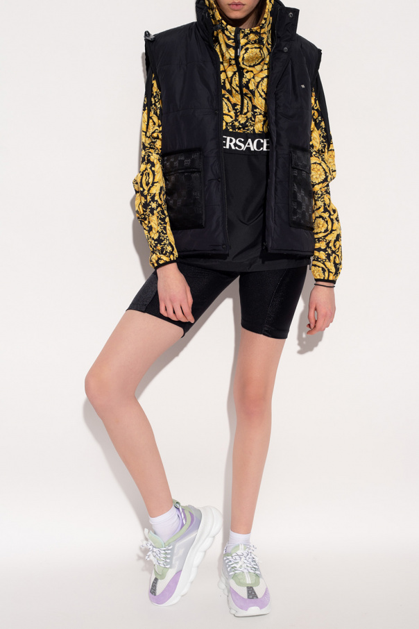 Versace Motif-printed Drawstring Hoodie