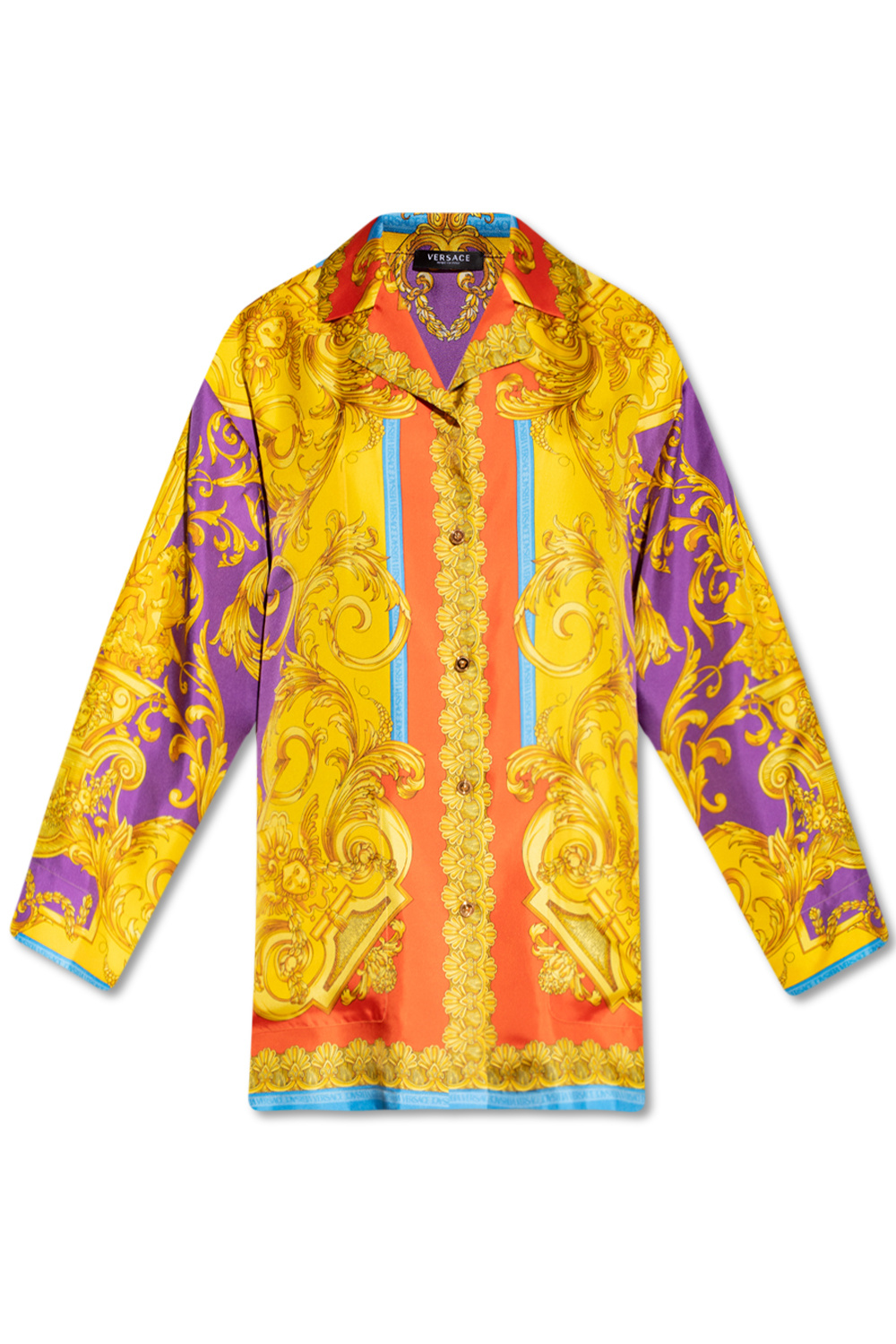 Versace Oversize shirt with ‘Barocco Goddess’ motif