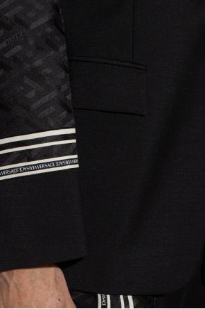 Versace element logo-patch sweatshirt