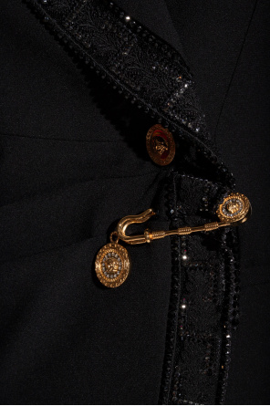 Versace Blazer with crystal inserts