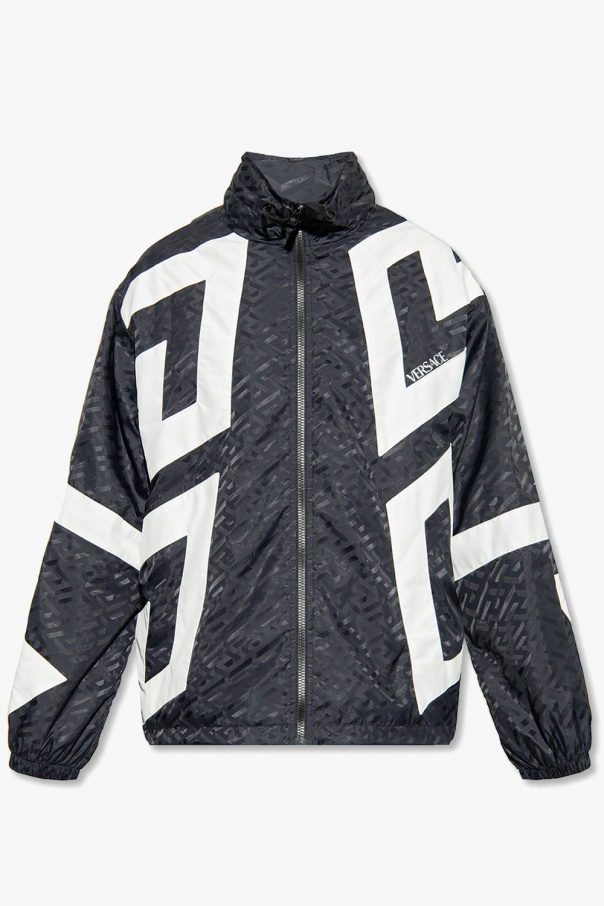 Versace material jacket with La Greca pattern