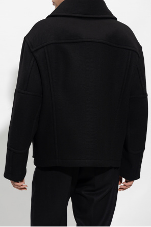 Versace Wool diamond-print jacket