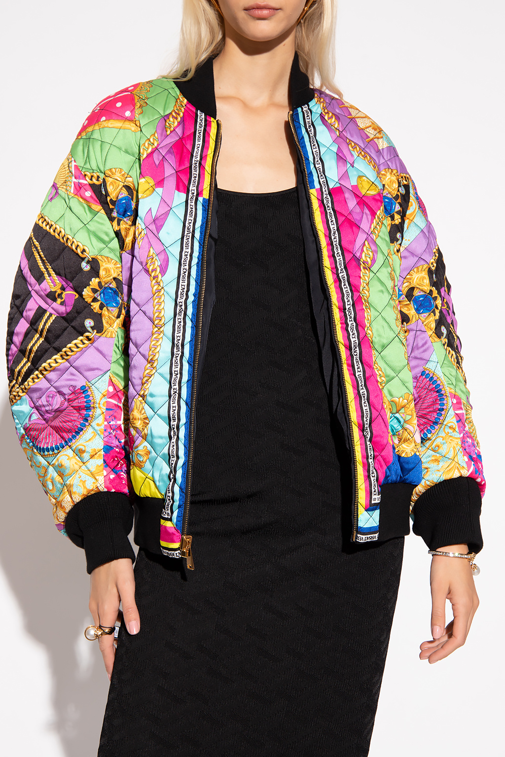 Versace Reversible bomber jacket