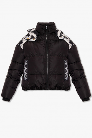 Quilted down jacket od Versace