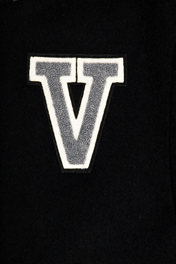 Versace Kids Wełniana kurtka z logo