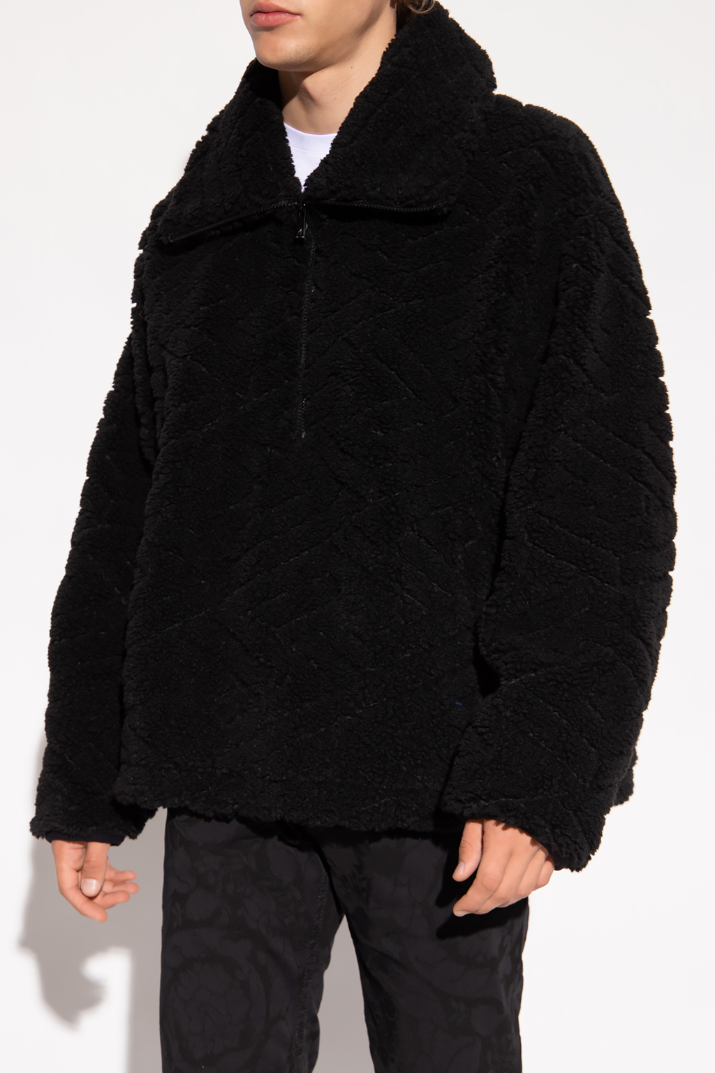 Versace Faux-fur Favourites sweatshirt