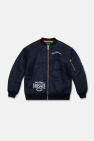 Versace Kids BLACK Insulated bomber jacket