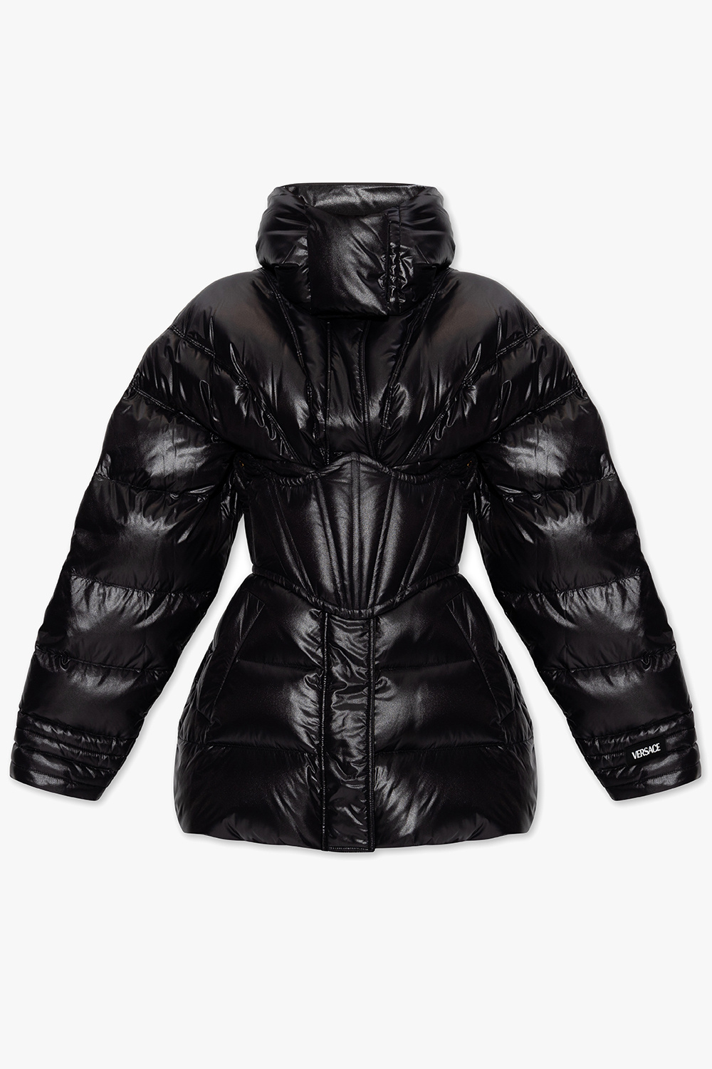 Versace Down jacket with detachable hood