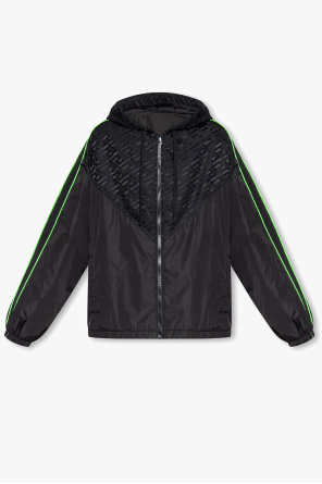 Supreme patchwork hooded jacket