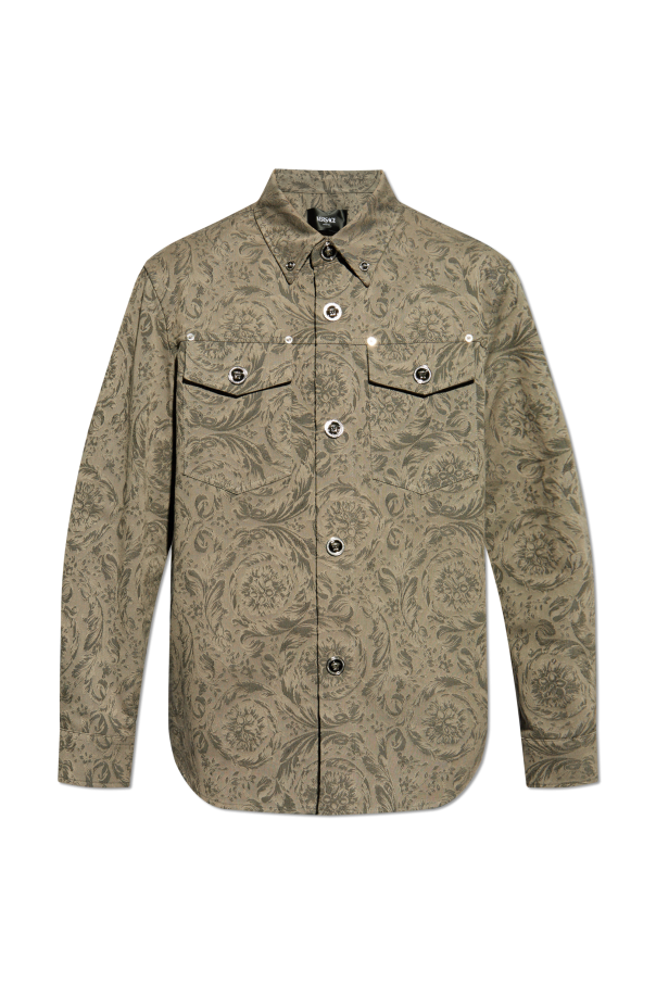 Versace Shirt with `Barocco` pattern