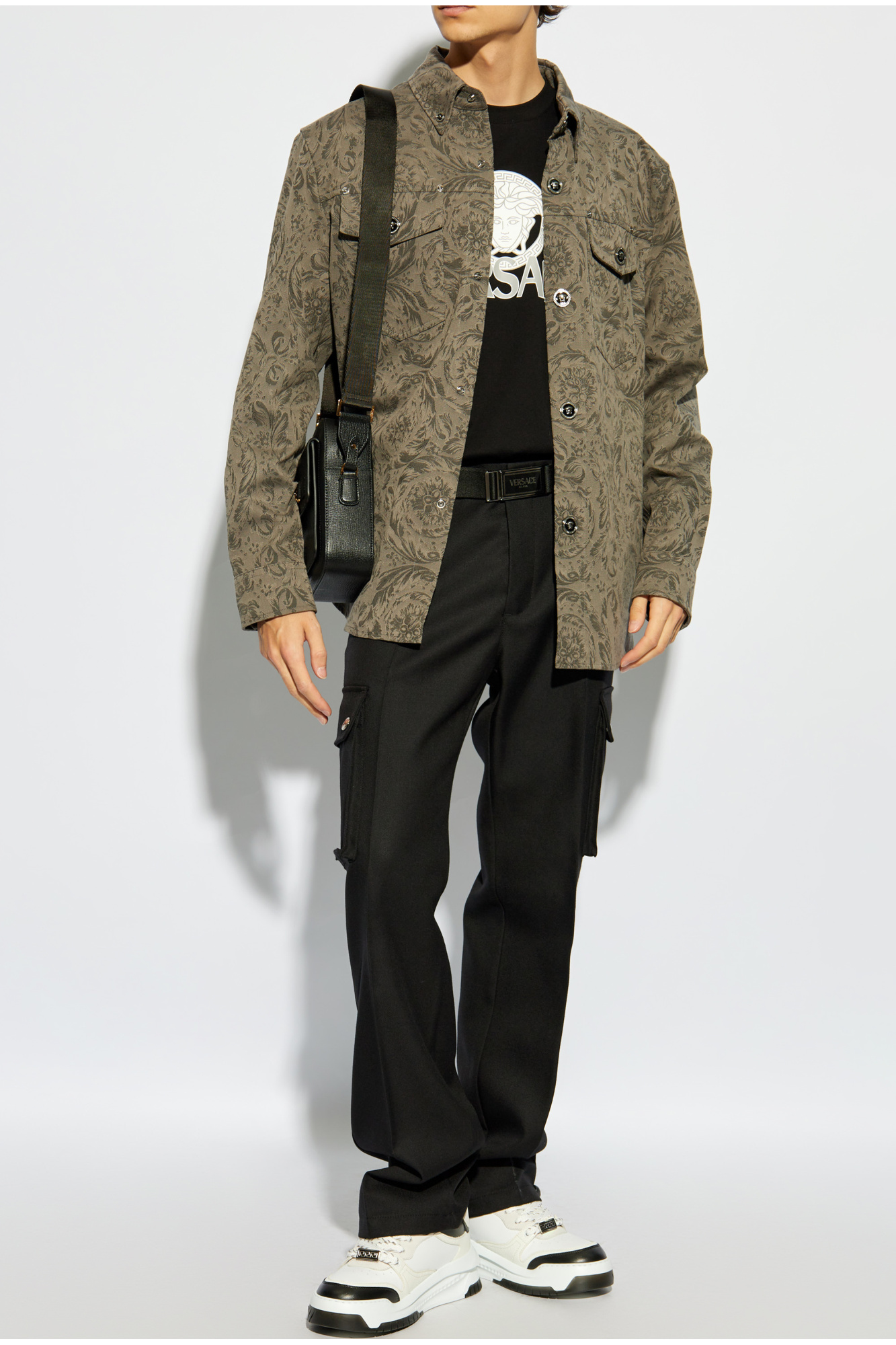 Versace Shirt with `Barocco` pattern