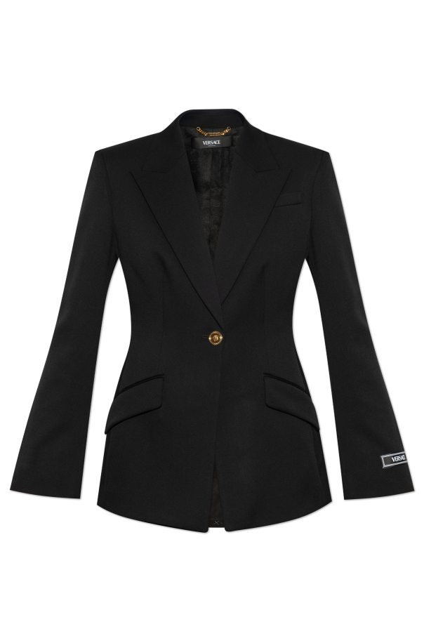 Versace Blazer with Closed Lapels