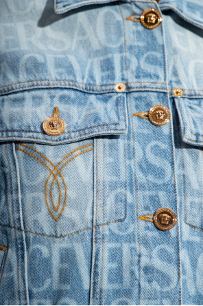 Versace Denim jacket dri with logo